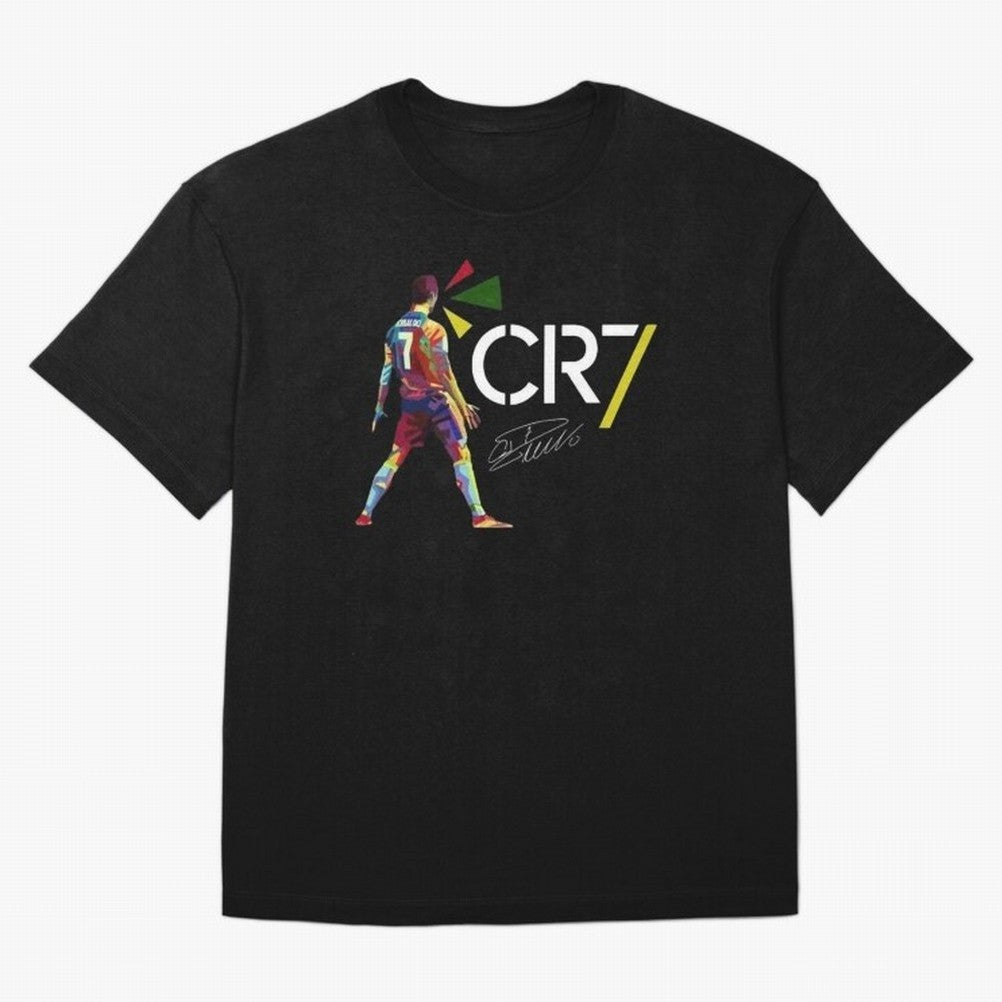 Cr7 Cristiano Ronaldo Signature Oversized T-Shirt Showcase FIFA World Cup 2026 for Fans of Haaland and England and Germany, Bringing Championship Spirit, Famous Goals, Roaring Crowds and International Football Unity; Perfect for Supporters Who Want