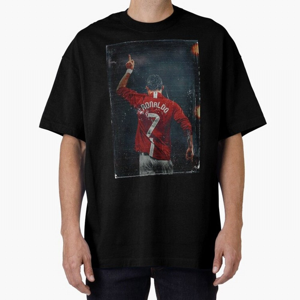 Cristiano Ronaldo Vintage Oversized T-Shirt Represent FIFA World Cup 2026 for Fans of Cristiano Ronaldo and Germany, Bringing Soccer Culture, Superstar Moments, National Team Dreams and Competitive Fire; Great for Watch Parties, Sports Bars, Family