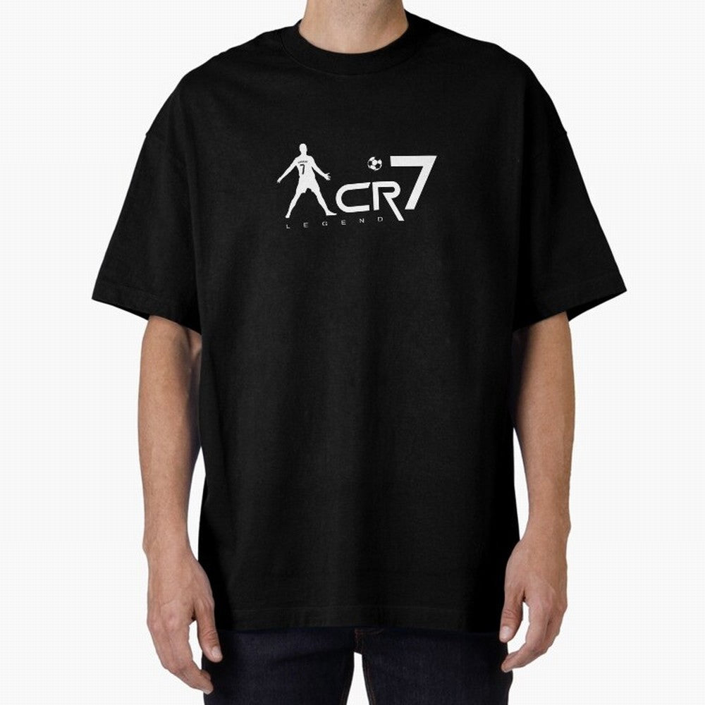 CR 7 - Ronaldo Football Legend Celebration Oversized T-Shirt Honor the Beautiful Game during Match Day Hype around FIFA World Cup 2026 Group Stage, Messi, CR7 and Mbappe, Brazil, Portugal and Argentina, Game Day Rituals, Football Legends, Country
