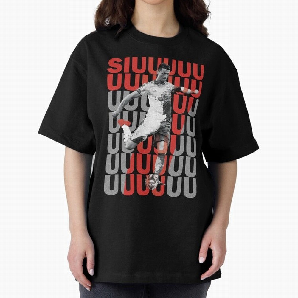 Siuuuuuu Cristiano Ronaldo Oversized T-Shirt Enjoy the Biggest Football Party of FIFA World Cup 2026 Group Stage Filled with Messi, Neymar and Mbappe, Netherlands Energy, Goal Celebration Energy, Supporter Heritage, Football Icons and Worldwide