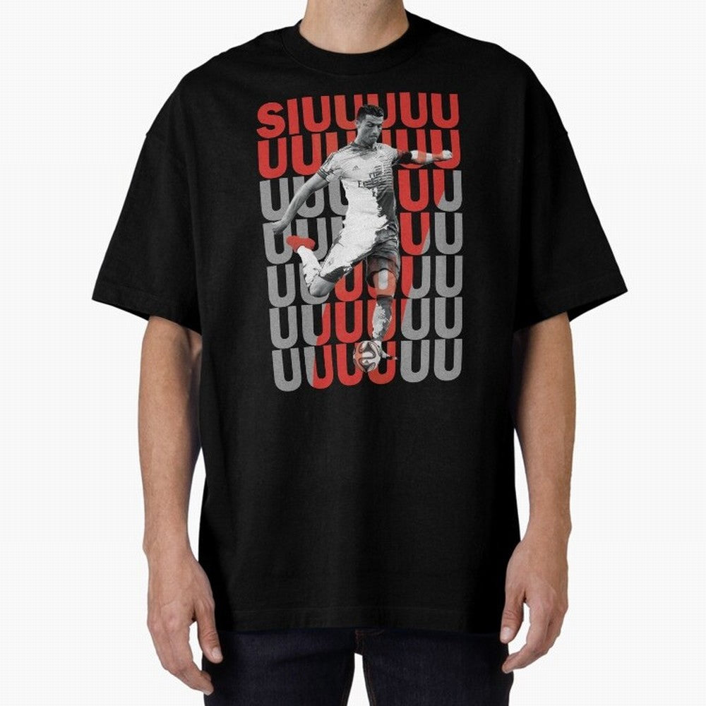 Siuuuuuu Cristiano Ronaldo Oversized T-Shirt Enjoy the Biggest Football Party of FIFA World Cup 2026 Group Stage Filled with Messi, Neymar and Mbappe, Netherlands Energy, Goal Celebration Energy, Supporter Heritage, Football Icons and Worldwide