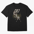Illustration Ronaldo Design Oversized T-Shirt Bring Stadium Energy to Global Football Passion for FIFA World Cup 2026 USA Canada Mexico, Made for Messi, Neymar and Mbappe, Netherlands, Goal Celebration Energy, Supporter Heritage, Football Icons and