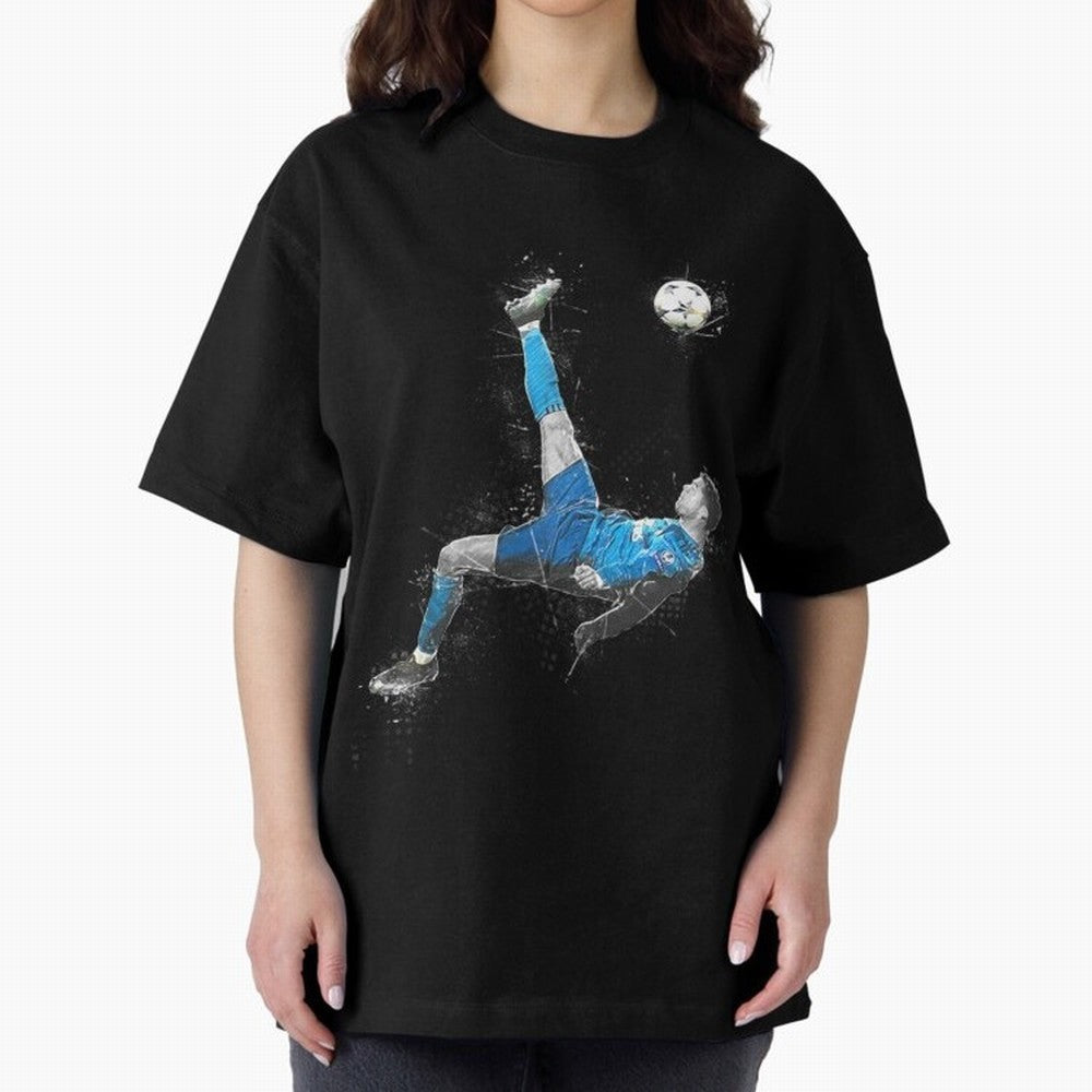 Cristiano Ronaldo Cristiano Ronaldo Oversized T-Shirt Stand Proud for FIFA World Cup 2026 Group Stage for Fans of Neymar and Portugal, Bringing Match Day Excitement, Supporter Culture, Golden Goals and Global Football Passion; Great for Watch