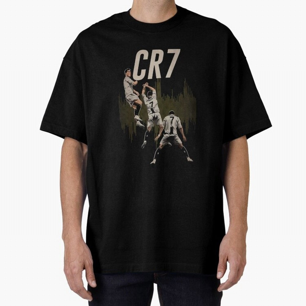 Cristiano Ronaldo Oversized T-Shirt Keep Football History Alive during Match Day Hype around FIFA World Cup 2026 Group Stage, Messi, Neymar and Mbappe, Germany, Football Passion, Legendary Performances, Festival Vibes and Supporter Community; Great
