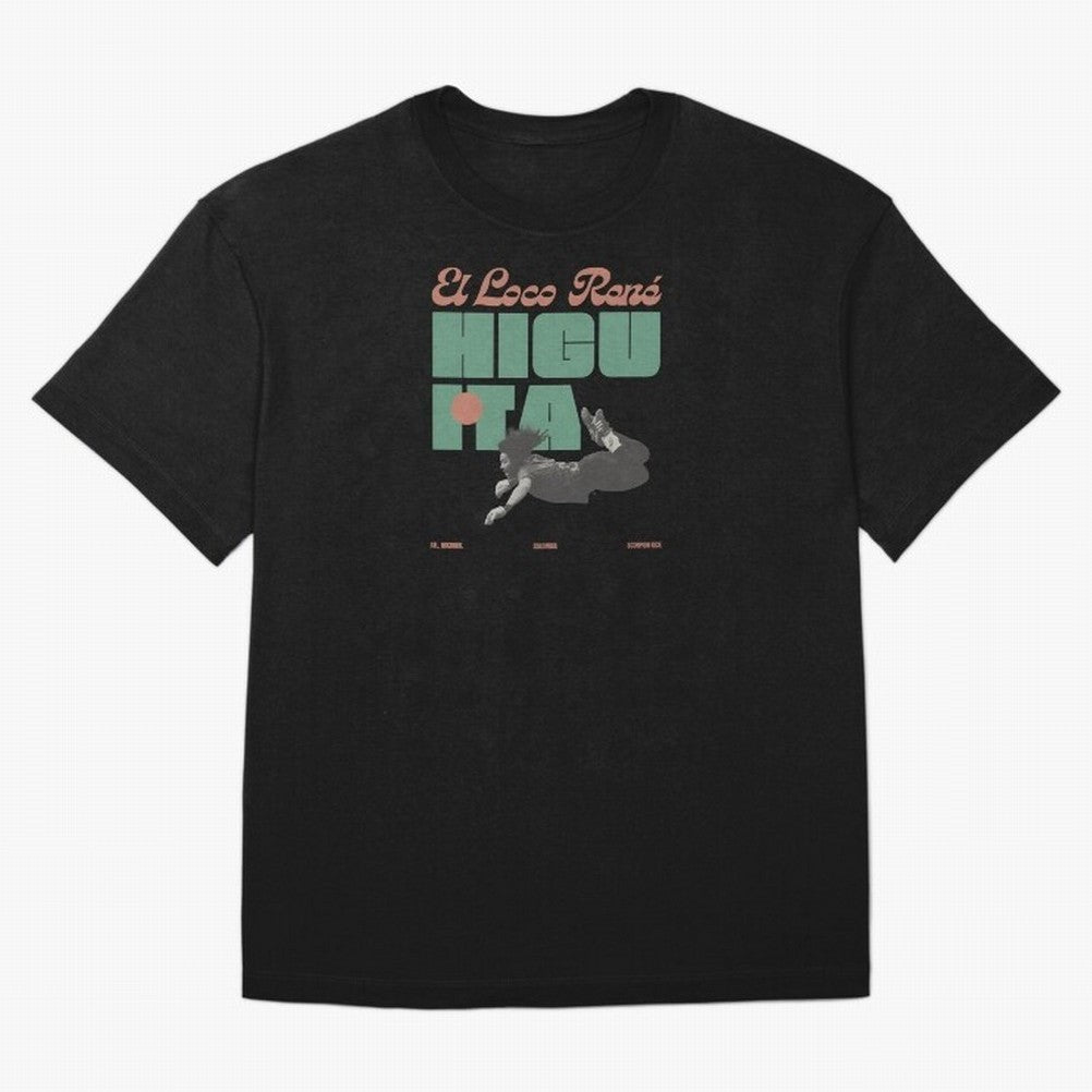 Rene Higuita Minimalist Oversized T-Shirt Support Iconic Players in FIFA World Cup 2026 Connected to Haaland, Spain Energy, Fan Favorite Moments, National Team Passion, Big Match Drama and Soccer History; Ideal for Fans Who Follow Messi, Cristiano