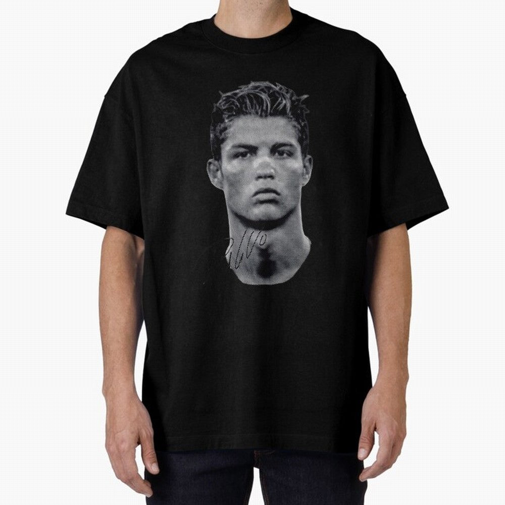Cristiano Ronaldo Vintage Tshirt Oversized T-Shirt Show Match Day Excitement for FIFA World Cup 2026 Featuring Messi, CR7 and Mbappe, Netherlands Energy, Tournament Hype, Historic Matchups, Family Viewing Parties and Global Sports Pride; Ideal for