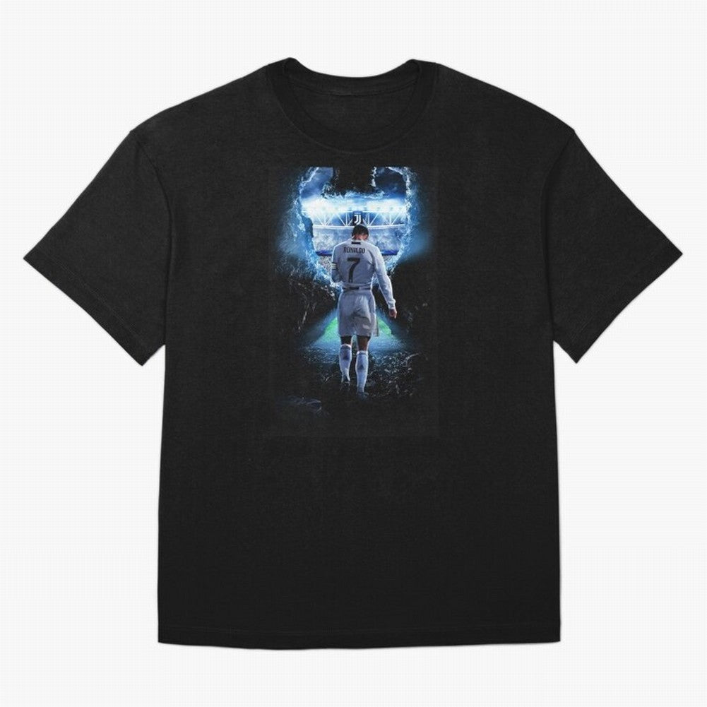 Football player Oversized T-Shirt Bring Retro Soccer Energy to FIFA World Cup 2026 Spirit, Highlighting Argentina, Messi, Champion Mindset, Group Stage Buzz, Knockout Tension and Passionate Fan Culture; Made for Die Hard Supporters, Soccer Lovers,