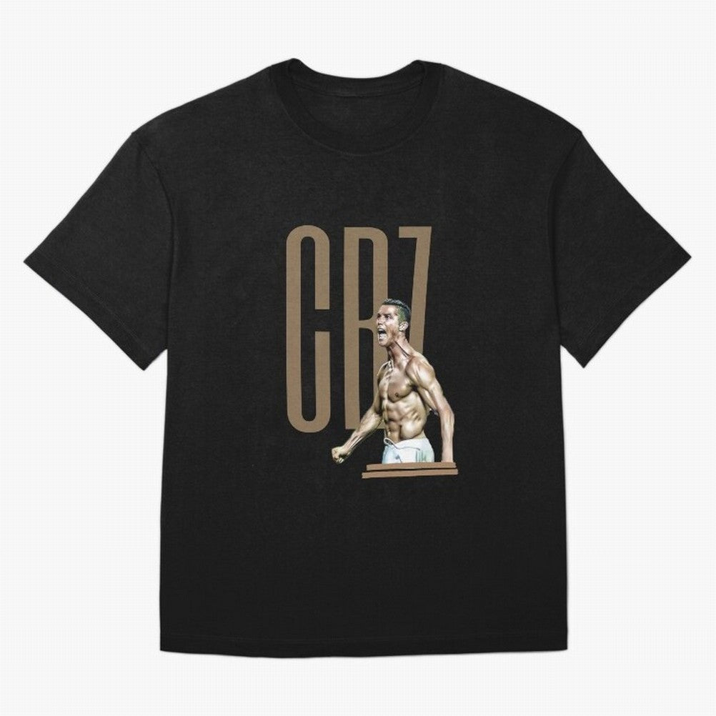 Best Seller - CR7 - Cristiano Ronaldo Merchandise Oversized T-Shirt Show Your Love for the FIFA World Cup 2026 Group Stage Journey through Mbappe Highlights, Argentina and Brazil Pride, Retro Football Energy, Iconic Rivalries, Trophy Chase Drama