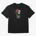 Messi Ronaldo Chit Chat Illustration Oversized T-Shirt Capture FIFA World Cup 2026 Group Stage for Fans of CR7 and Messi and Portugal, Bringing Game Day Rituals, Football Legends, Country Pride and the Road to the Final; Made for Collectors Who