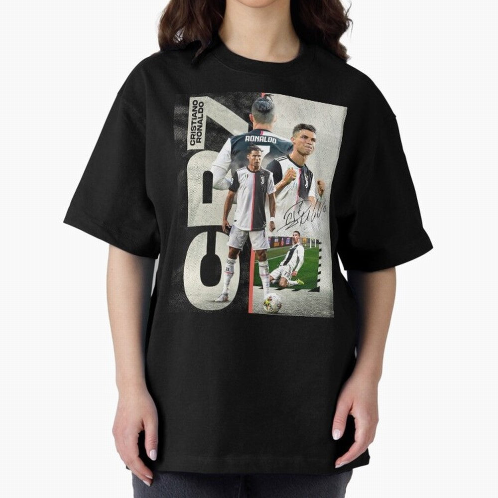 Cristiano Ronaldo Goals in Juventus special design ,Ronaldo Gift Idea, Ronaldo Footballer , Football Oversized T-Shirt Bring the FIFA World Cup 2026 USA Canada Mexico Journey through Neymar, Haaland and Cristiano Ronaldo Highlights, France and