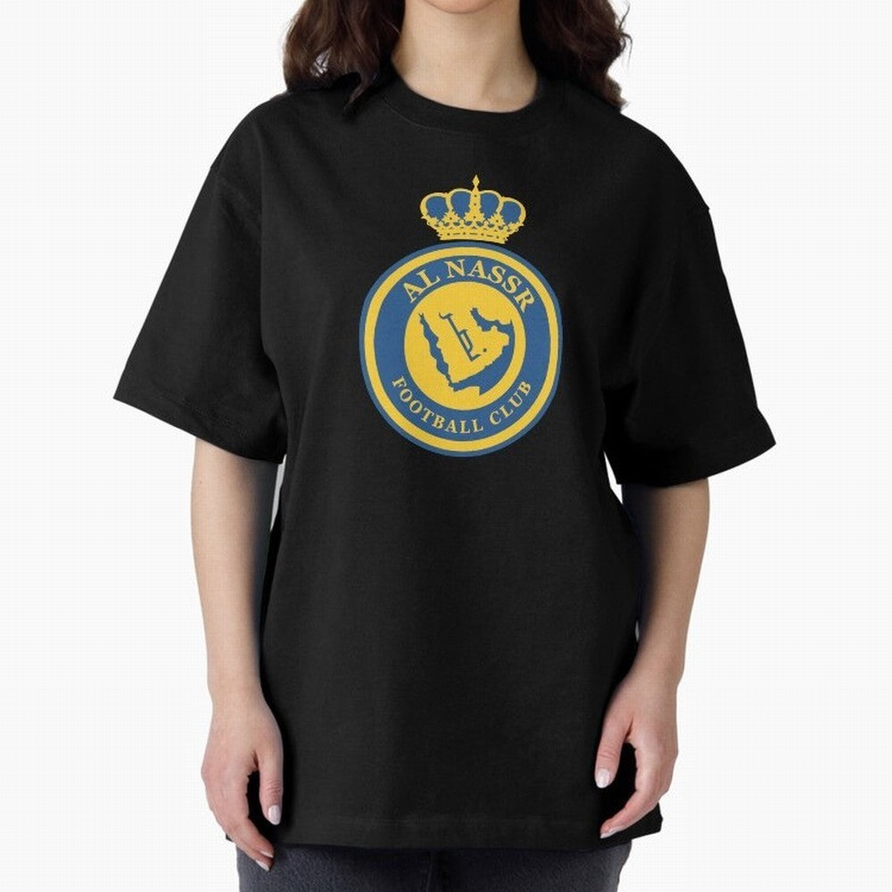 Al-Nassr Football Club - Oversized T-Shirt Bring Champion Energy into Match Day Hype around FIFA World Cup 2026 Group Stage, Mbappe and Neymar, Portugal, Soccer Culture, Superstar Moments, National Team Dreams and Competitive Fire; Perfect for