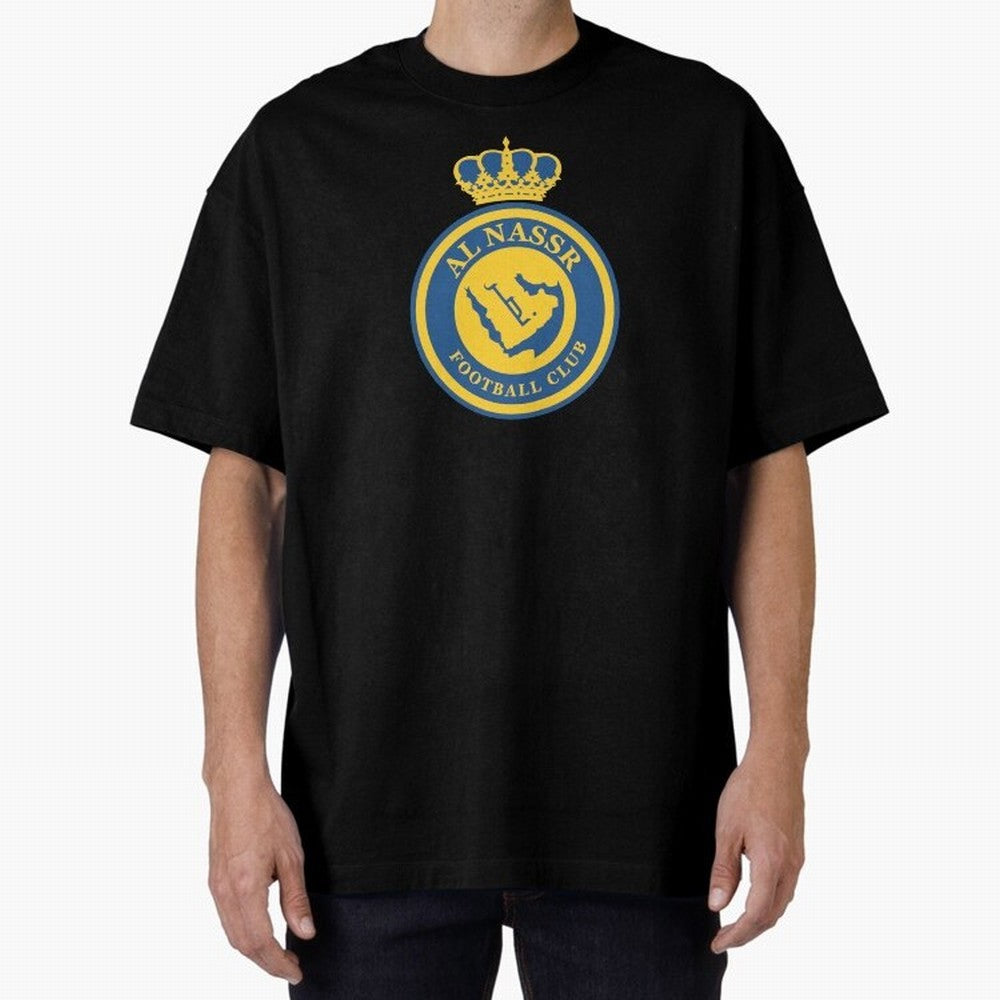 Al-Nassr Football Club - Oversized T-Shirt Bring Champion Energy into Match Day Hype around FIFA World Cup 2026 Group Stage, Mbappe and Neymar, Portugal, Soccer Culture, Superstar Moments, National Team Dreams and Competitive Fire; Perfect for