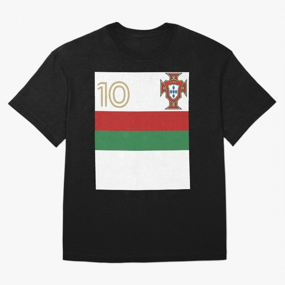 Portugal | 2026 World Cup Fan Apparel Oversized T-Shirt Bring a Vintage Feel to FIFA World Cup 2026 Group Stage Spirit, Made for France and Portugal, Cristiano Ronaldo, Stadium Memories, Football Loyalty, International Chants and Championship