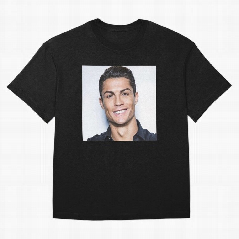 Cristiano Ronaldo Poster Oversized T-Shirt Relive FIFA World Cup 2026 Spirit, Inspired by England and Germany, CR7 and Messi, Fan Favorite Moments, National Team Passion, Big Match Drama and Soccer History; Ideal for Football Dads, Football Moms,