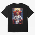 King Cristiano Ronaldo Oversized T-Shirt Spotlight Match Day Hype around FIFA World Cup 2026 Group Stage, CR7 and Messi, Netherlands, Fan Favorite Moments, National Team Passion, Big Match Drama and Soccer History; Great for Supporters Who Love