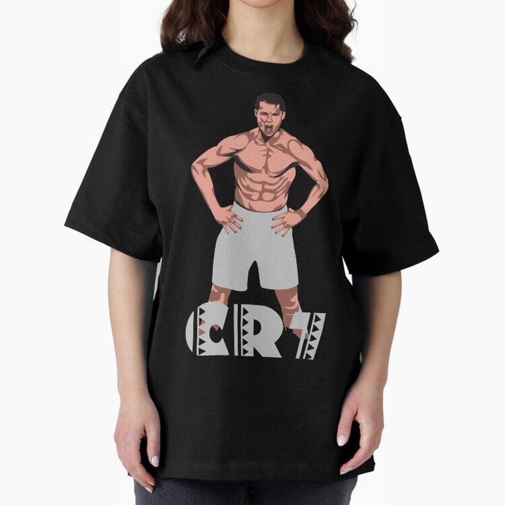 BEST - Cristiano Ronaldo Oversized T-Shirt Join the Global Buzz around Match Day Hype around FIFA World Cup 2026 USA Canada Mexico, Cristiano Ronaldo, Haaland and CR7, England, France and Netherlands, Stadium Chants, National Pride, Trophy Dreams