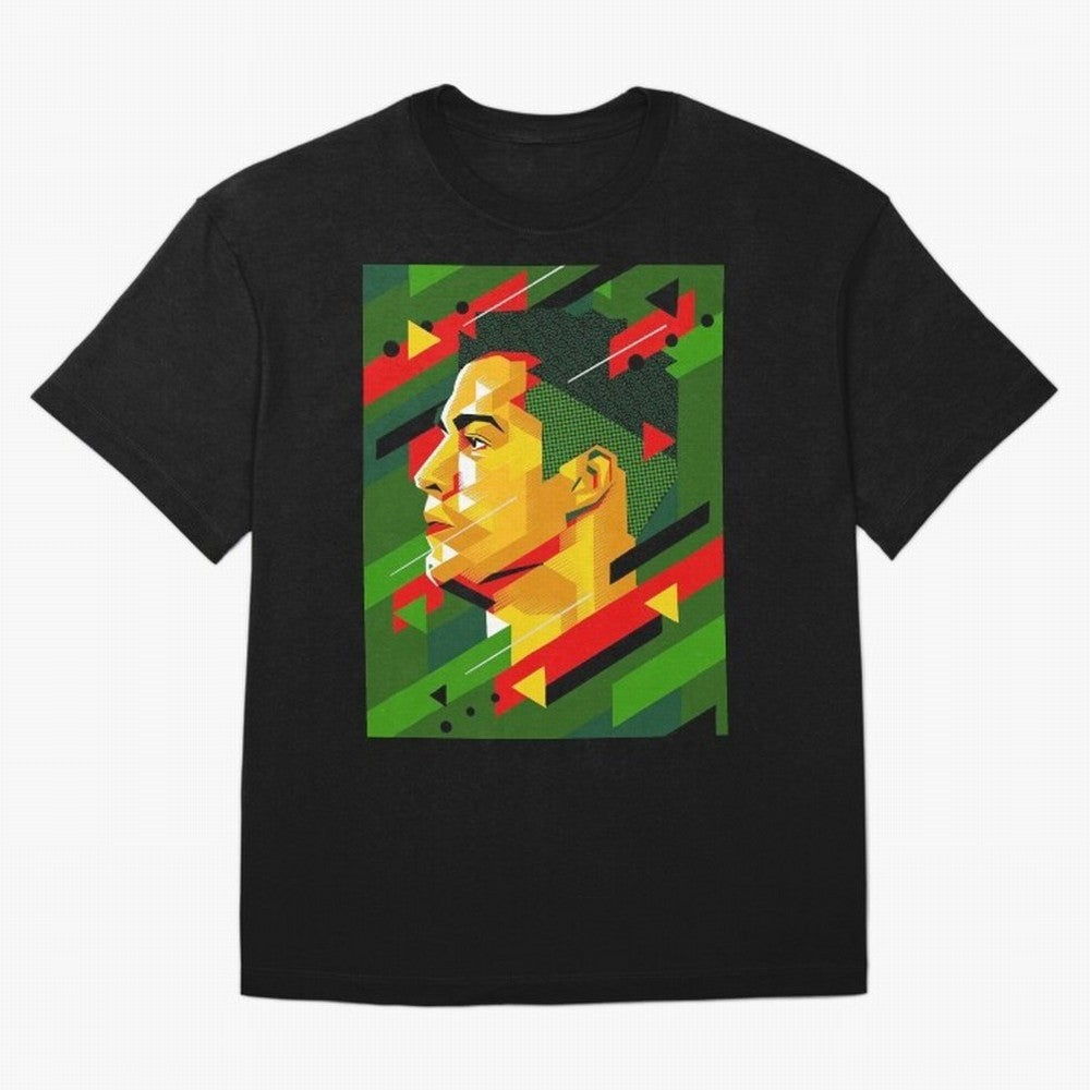 Cristiano Ronaldo Oversized T-Shirt Join the FIFA World Cup 2026 USA Canada Mexico Journey through Cristiano Ronaldo, Haaland and CR7 Highlights, Portugal Pride, Vintage Soccer Flavor, Modern Football Stars, National Flags and Final Night Emotion;