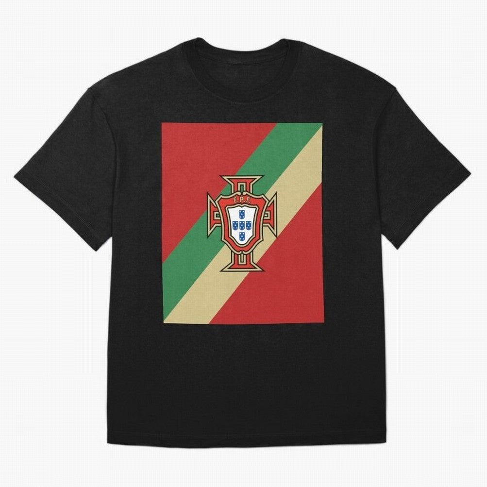 Portugal | 2026 World Cup Fan Apparel Oversized T-Shirt Show Up for the Glory of FIFA World Cup 2026 USA Canada Mexico Connected to Messi, Neymar and Mbappe, Spain and Netherlands Energy, Classic Soccer Heritage, Championship Pressure, Fan Loyalty