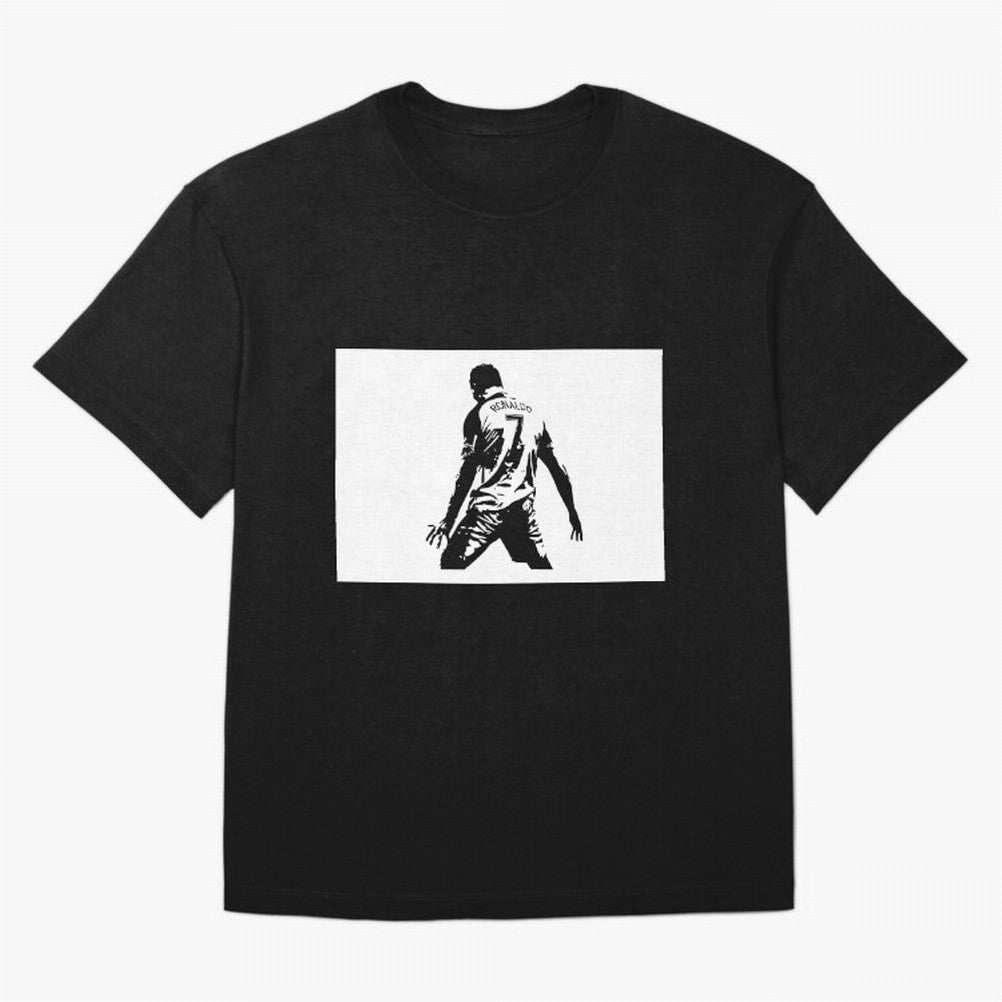 Cristiano Ronaldo Oversized T-Shirt Fuel FIFA World Cup 2026 USA Canada Mexico for Fans of Mbappe and Neymar and Spain and Netherlands, Bringing Football History, Final Match Energy, Crowd Noise and Once in a Lifetime Moments; Ideal for Passionate