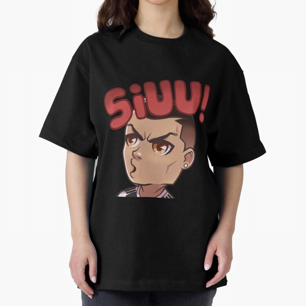 Cristiano Ronaldo Siuuu Oversized T-Shirt Honor Football Greatness during FIFA World Cup 2026 USA Canada Mexico Driven by CR7, Netherlands Energy, Tournament Hype, Historic Matchups, Family Viewing Parties and Global Sports Pride; Perfect for