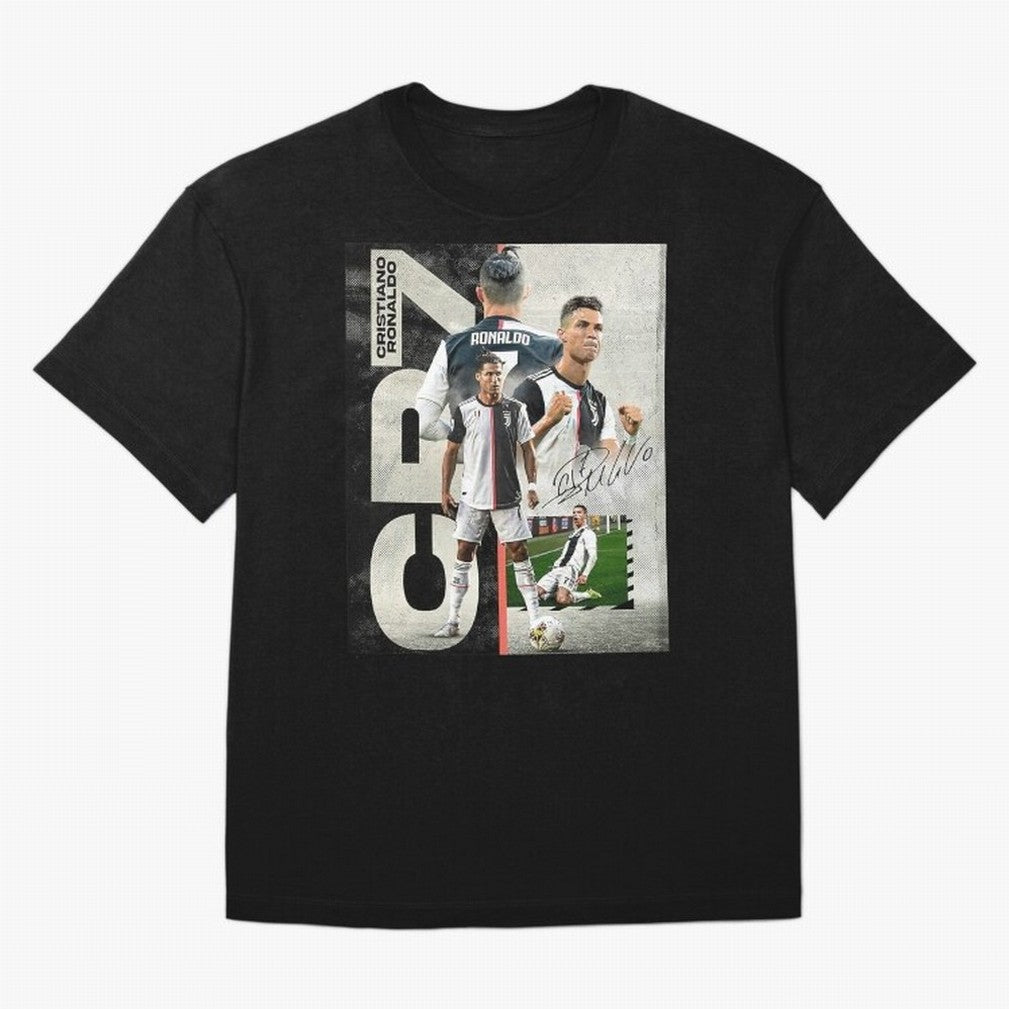 Cristiano Ronaldo Goals Oversized T-Shirt Represent Global Football Passion for FIFA World Cup 2026 Group Stage, Inspired by Neymar, Spain, Championship Spirit, Famous Goals, Roaring Crowds and International Football Unity; Made for Collectors Who