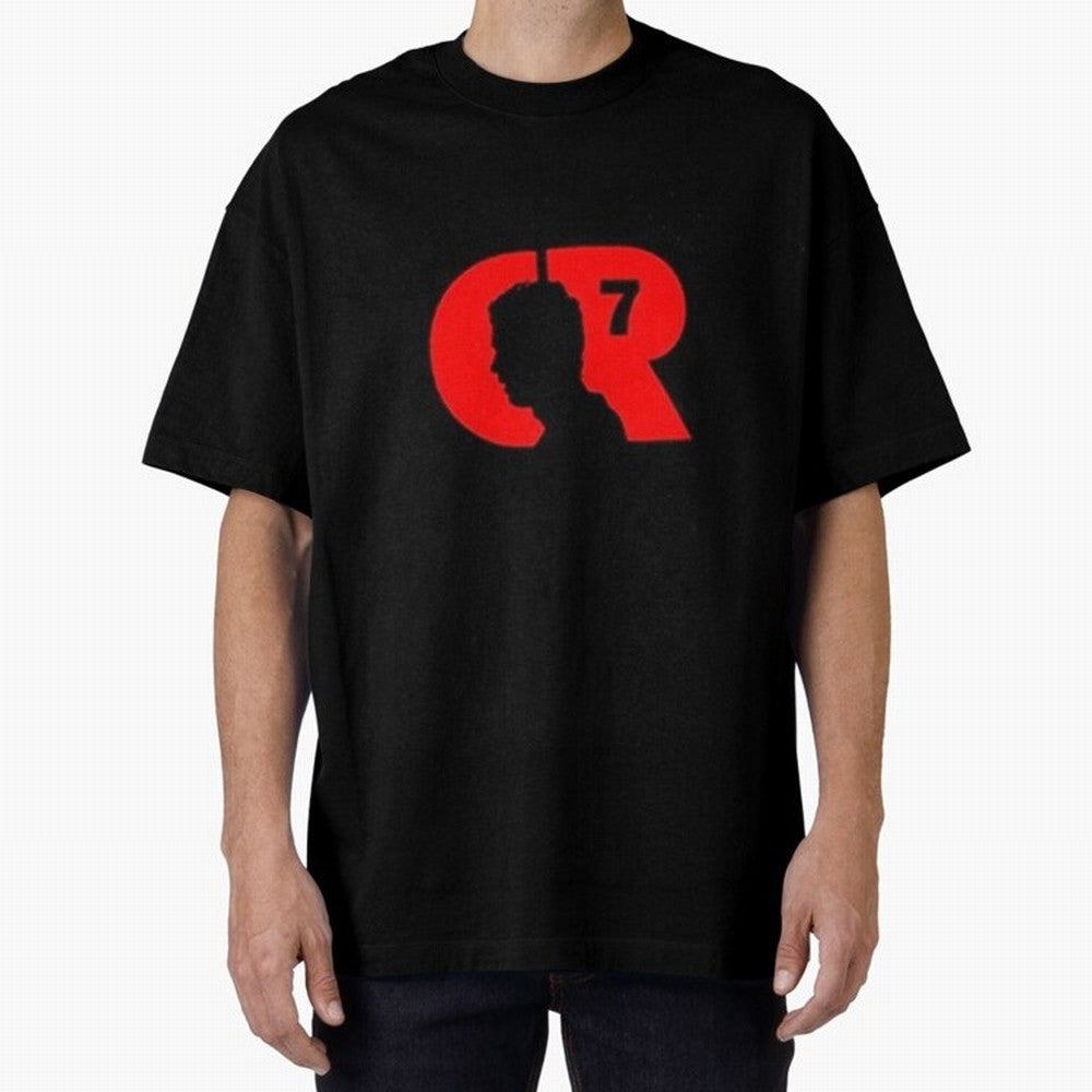 Cristiano Ronaldo CR7 Manchester United Portugal siu siuu siuu siuuu Oversized T-Shirt Turn Up for Global Football Passion for FIFA World Cup 2026 Group Stage, Connected to Neymar, Haaland and Cristiano Ronaldo, France, Soccer Culture, Superstar