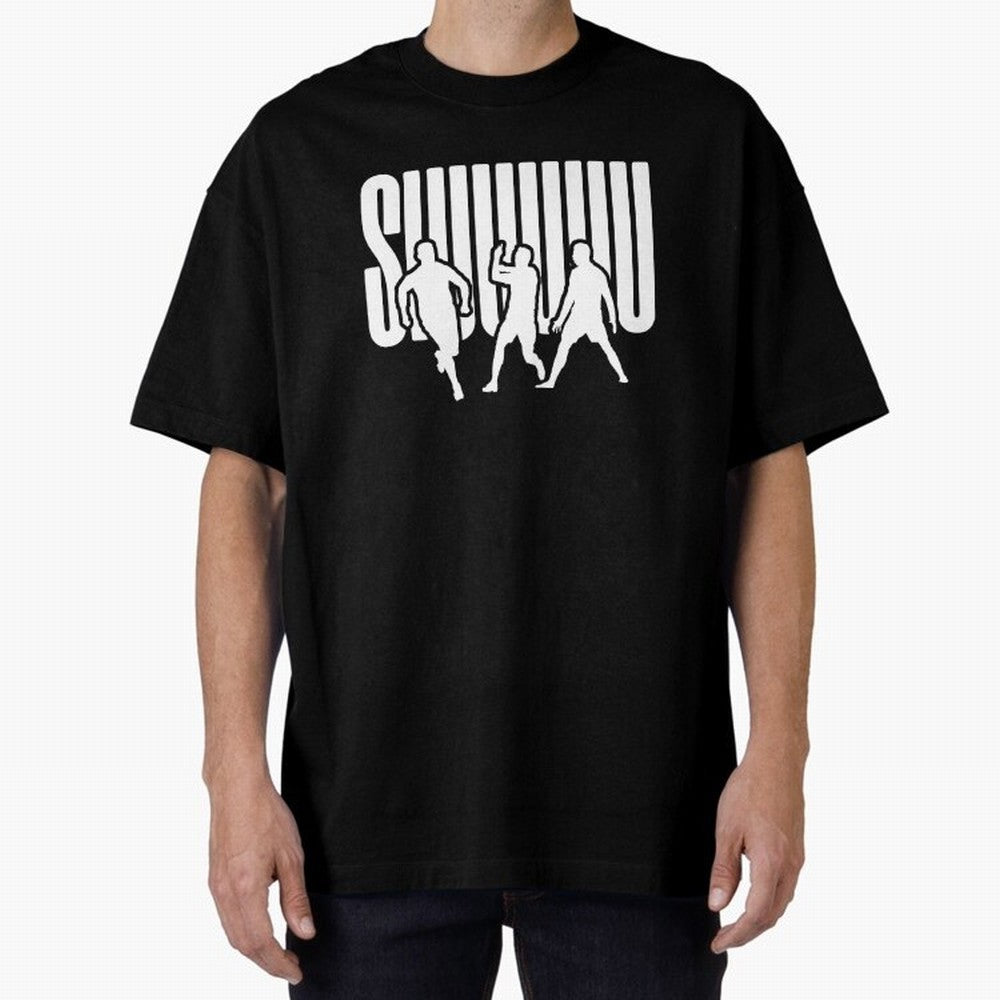 Siuuu Cristiano ronaldo suiii Oversized T-Shirt Support the Legends of FIFA World Cup 2026 Group Stage for Fans of Messi and Germany, Bringing Vintage Soccer Flavor, Modern Football Stars, National Flags and Final Night Emotion; Perfect for