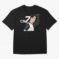 Cristiano Ronaldo 7 Cristiano Ronaldo Cristiano Oversized T-Shirt Celebrate Soccer Greatness during the FIFA World Cup 2026 Journey through Neymar, Haaland and Cristiano Ronaldo Highlights, England and Germany Pride, Sports Nostalgia, International