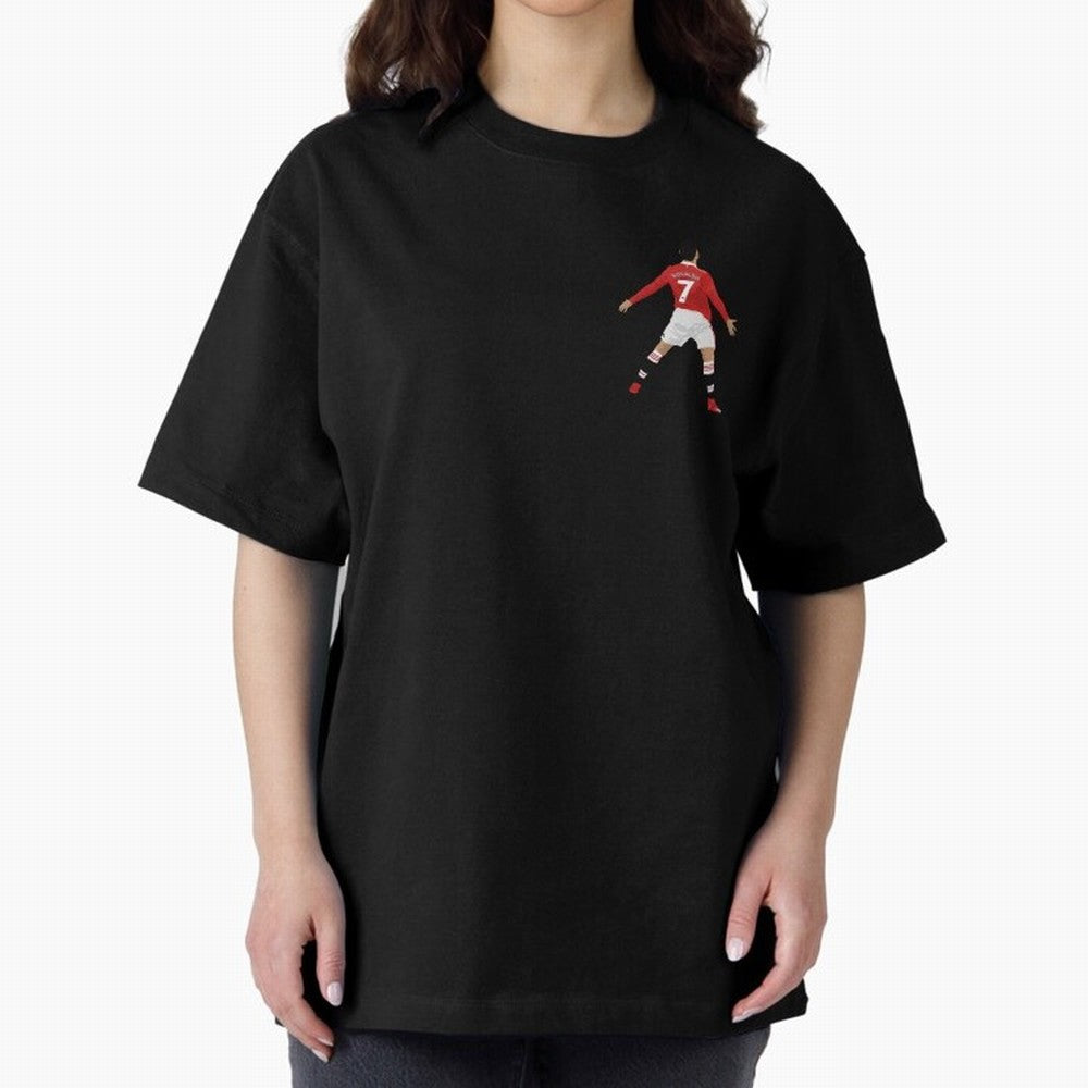 Ronaldo CR7 - Manchester Unided Oversized T-Shirt Keep Football History Alive during Match Day Hype around FIFA World Cup 2026 USA Canada Mexico, CR7 and Messi, Spain and Netherlands, Football History, Final Match Energy, Crowd Noise and Once in a