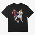2 GOATS Oversized T-Shirt Join Supporters Worldwide for FIFA World Cup 2026 Driven by CR7 and Messi, Argentina, France and Brazil Energy, Classic Soccer Heritage, Championship Pressure, Fan Loyalty and International Pride; Ideal for Passionate Fans