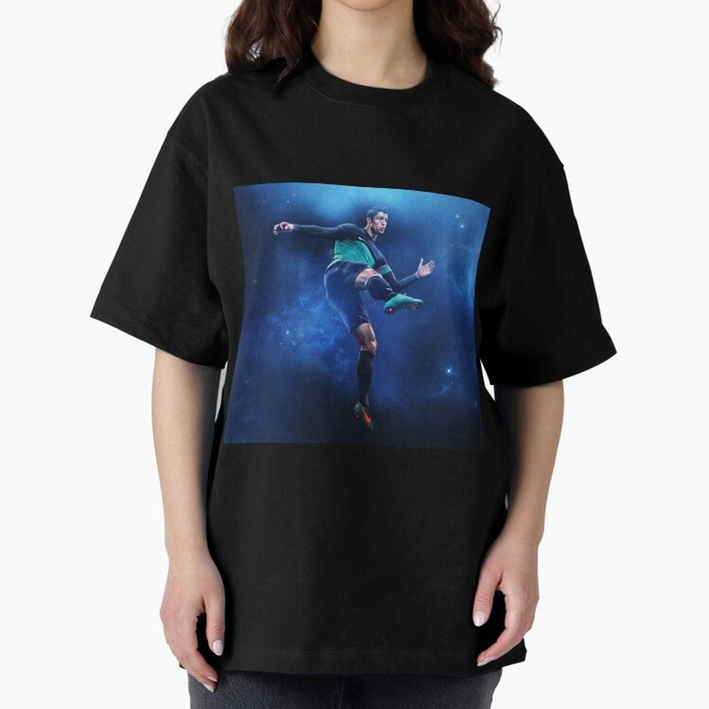 cristiano ronaldo #005 Oversized T-Shirt Celebrate Soccer Greatness during Global Football Passion for FIFA World Cup 2026, Inspired by Messi, Neymar and Mbappe, France, Football Passion, Legendary Performances, Festival Vibes and Supporter