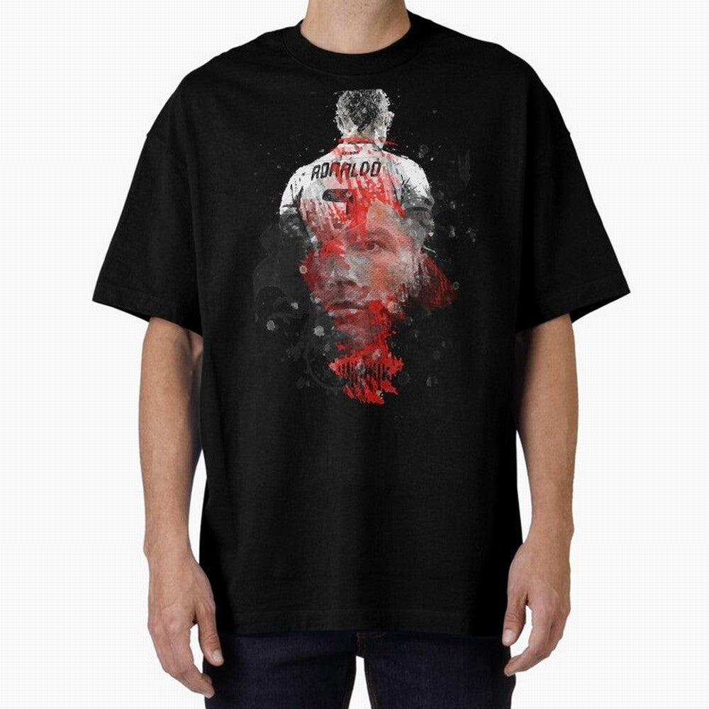 cristiano ronaldo Oversized T-Shirt Honor the Football Icons of the FIFA World Cup 2026 USA Canada Mexico Journey through CR7 Highlights, Portugal, Spain and Germany Pride, Football Festival Excitement, Trophy Ambitions, Country Rivalries and Star