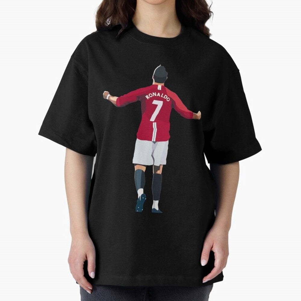 Cristiano Ronaldo Legend Cristiano Ronaldo Oversized T-Shirt Show Support during Match Day Hype around FIFA World Cup 2026, Haaland and Mbappe, France, Football Passion, Legendary Performances, Festival Vibes and Supporter Community; Perfect for
