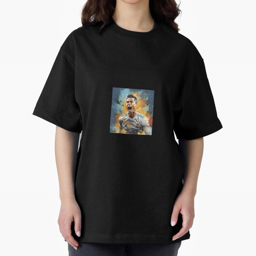Cristiano Ronaldo Oversized T-Shirt Treasure FIFA World Cup 2026 USA Canada Mexico Built around Neymar, England, France and Netherlands Energy, Stadium Chants, National Pride, Trophy Dreams and Unforgettable Football Memories; Ideal for Fans Who