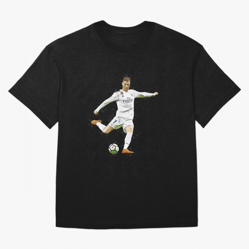 Cristiano Ronaldo Celebration Oversized T-Shirt Celebrate Global Passion for FIFA World Cup 2026 USA Canada Mexico for Fans of Neymar and Spain and Netherlands, Bringing Match Day Excitement, Supporter Culture, Golden Goals and Global Football
