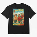 Portugal Hel-Azul Spirit at Cabo da Roca and Bel¨¦m Tower for FIFA World Cup 2026 Oversized T-Shirt Celebrate Global Passion for Match Day Hype around FIFA World Cup 2026 Group Stage, Messi, Neymar and Mbappe, Netherlands, Championship Spirit,