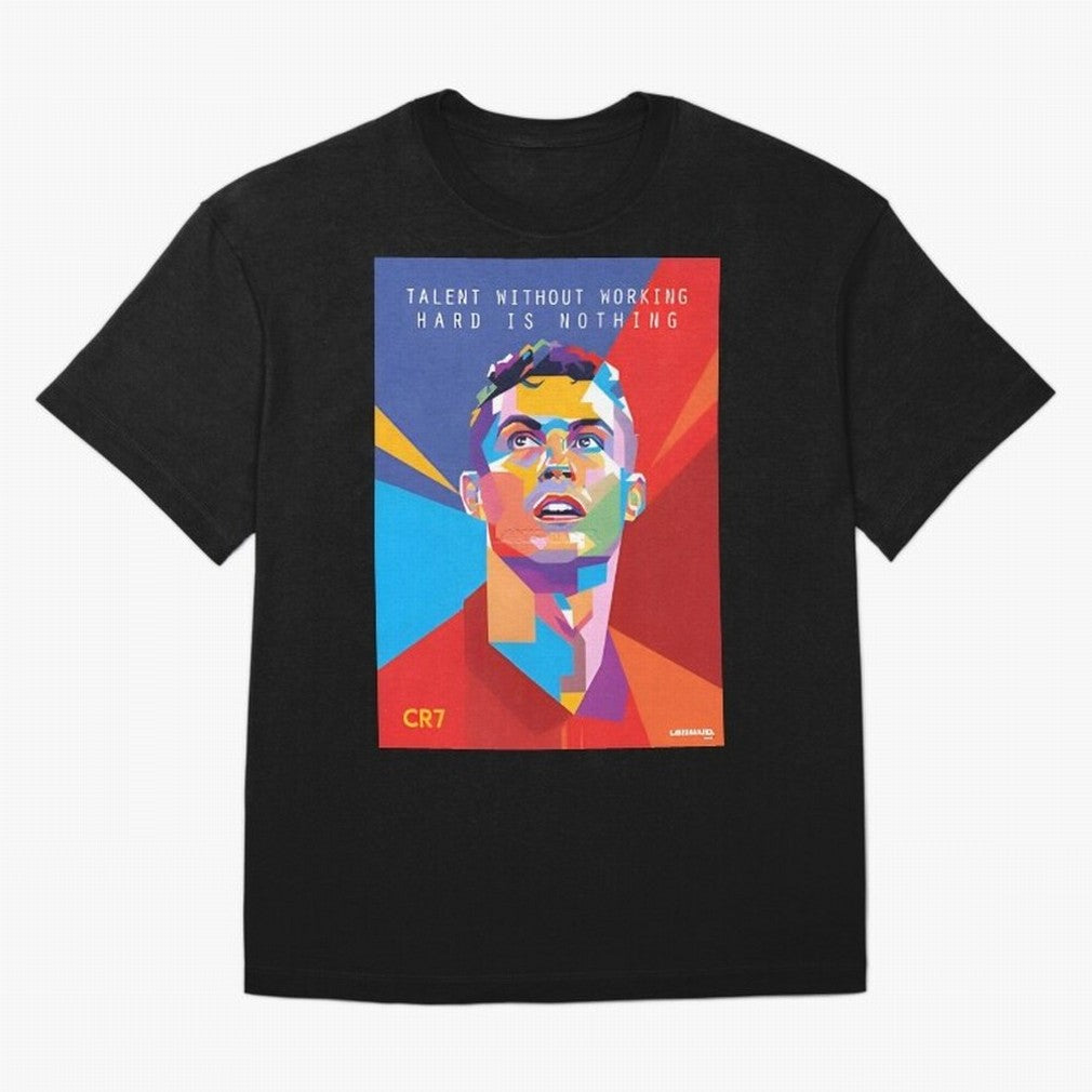 Cristiano Ronaldo Oversized T-Shirt Celebrate Football Heritage in FIFA World Cup 2026 Group Stage for Fans of Messi and Cristiano Ronaldo and Spain, Bringing Football Festival Excitement, Trophy Ambitions, Country Rivalries and Star Player Buzz;