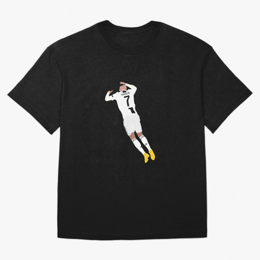 cristiano ronaldo goal celebration Oversized T-Shirt Turn Every Weekend Toward Match Day Hype around FIFA World Cup 2026 Group Stage, Mbappe and Neymar, France and Portugal, Vintage Soccer Flavor, Modern Football Stars, National Flags and Final