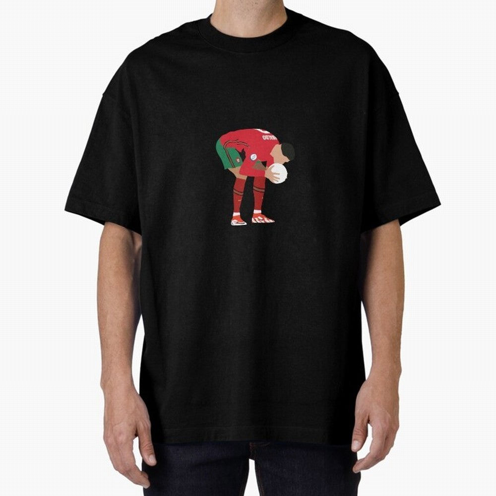 cristiano ronaldo ball kiss Oversized T-Shirt Capture Stadium Memories from FIFA World Cup 2026 Group Stage Spirit, Inspired by Netherlands, Messi, Stadium Memories, Football Loyalty, International Chants and Championship Tradition; Perfect for