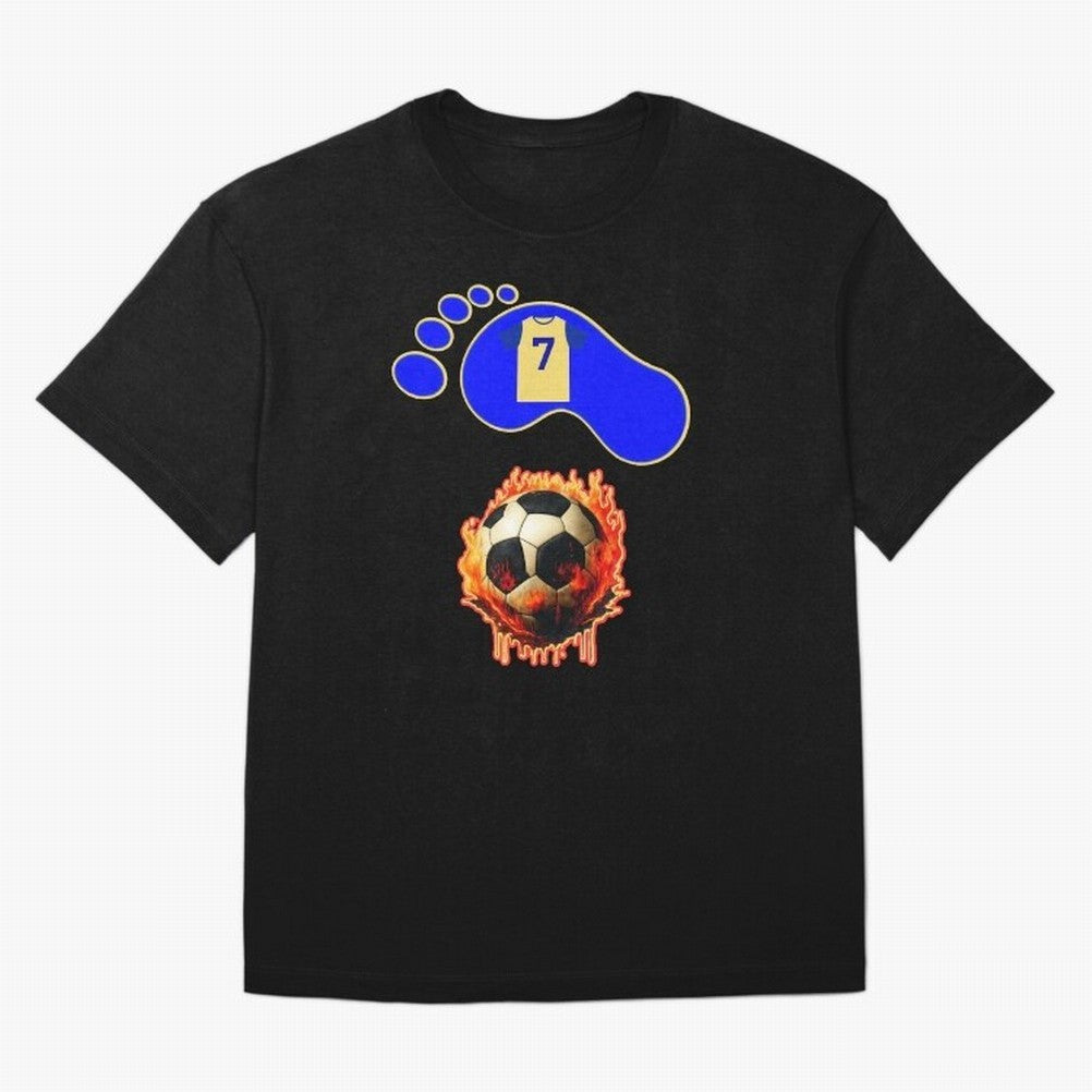 Cristiano Ronaldo 7 Oversized T-Shirt Follow FIFA World Cup 2026 Spirit, Filled with Argentina, Haaland, Stadium Memories, Football Loyalty, International Chants and Championship Tradition; Great for Watch Parties, Sports Bars, Family Nights, Fan