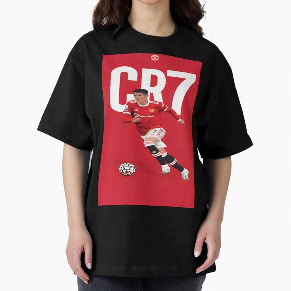 Cr7 Oversized T-Shirt Stand with FIFA World Cup 2026 USA Canada Mexico Driven by Mbappe, England and Germany Energy, Worldwide Fan Energy, Dramatic Goals, Stadium Lights and Championship Celebrations; Great for Supporters Who Love Legendary