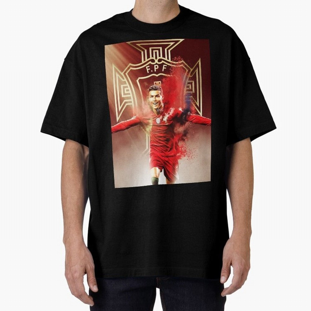 CR>7 Por Oversized T-Shirt Support the Legends of FIFA World Cup 2026 Group Stage Filled with Haaland, Portugal, Spain and Germany Energy, Champion Mindset, Group Stage Buzz, Knockout Tension and Passionate Fan Culture; Perfect for People Who Love