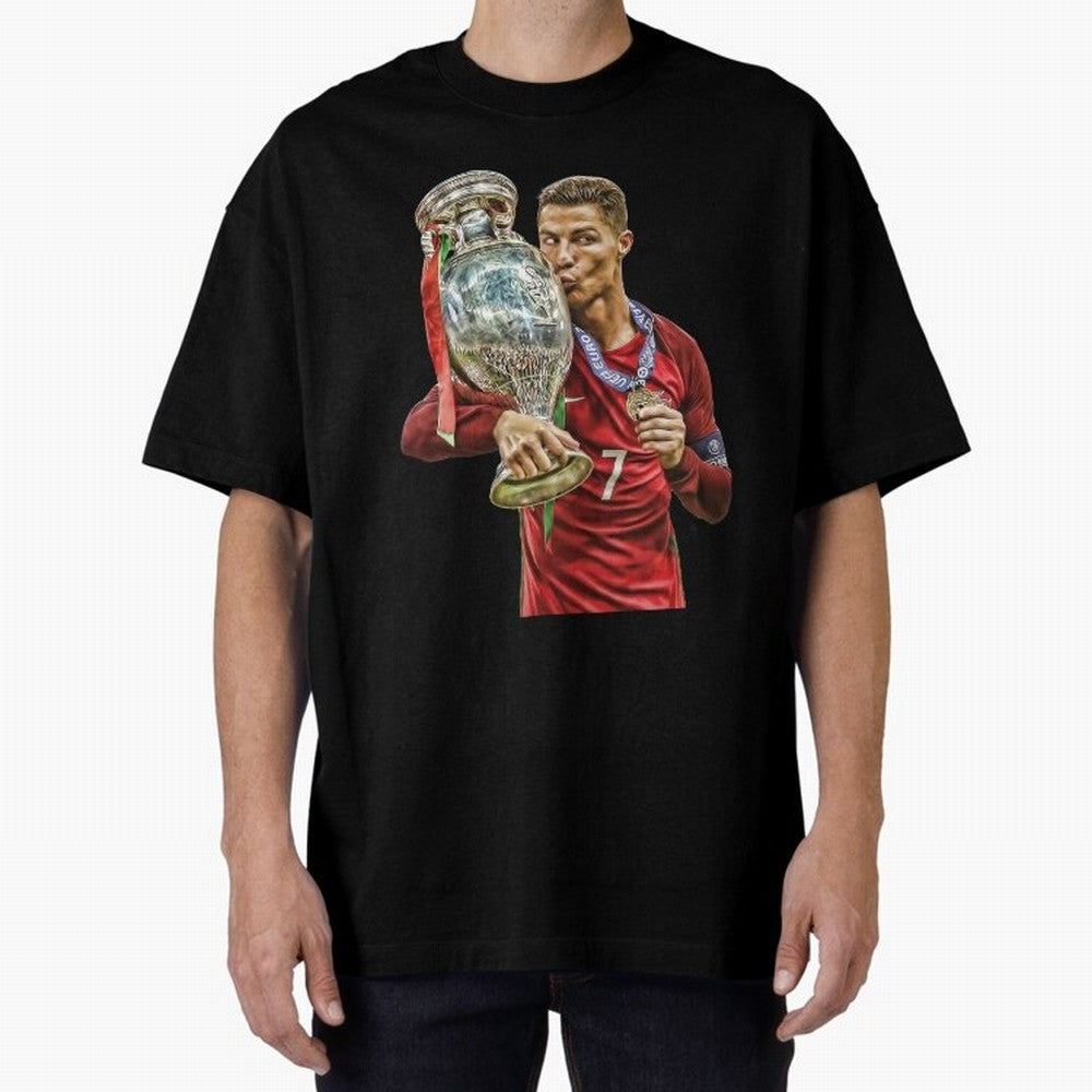 Ronaldo The Lagend Oversized T-Shirt Celebrate the Biggest Stage of the FIFA World Cup 2026 Journey through Messi, Neymar and Mbappe Highlights, France Pride, Game Day Rituals, Football Legends, Country Pride and the Road to the Final; Great for