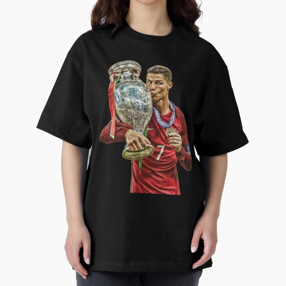 Ronaldo The Lagend Oversized T-Shirt Celebrate the Biggest Stage of the FIFA World Cup 2026 Journey through Messi, Neymar and Mbappe Highlights, France Pride, Game Day Rituals, Football Legends, Country Pride and the Road to the Final; Great for