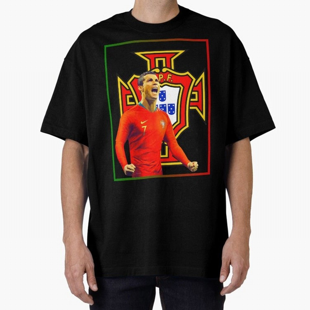 cristiano ronaldo Oversized T-Shirt Bring Bold Fan Energy to FIFA World Cup 2026 Group Stage Featuring Haaland, Germany Energy, Global Supporter Spirit, Legendary Goals, National Colors and Tournament Celebration; Perfect for People Who Love