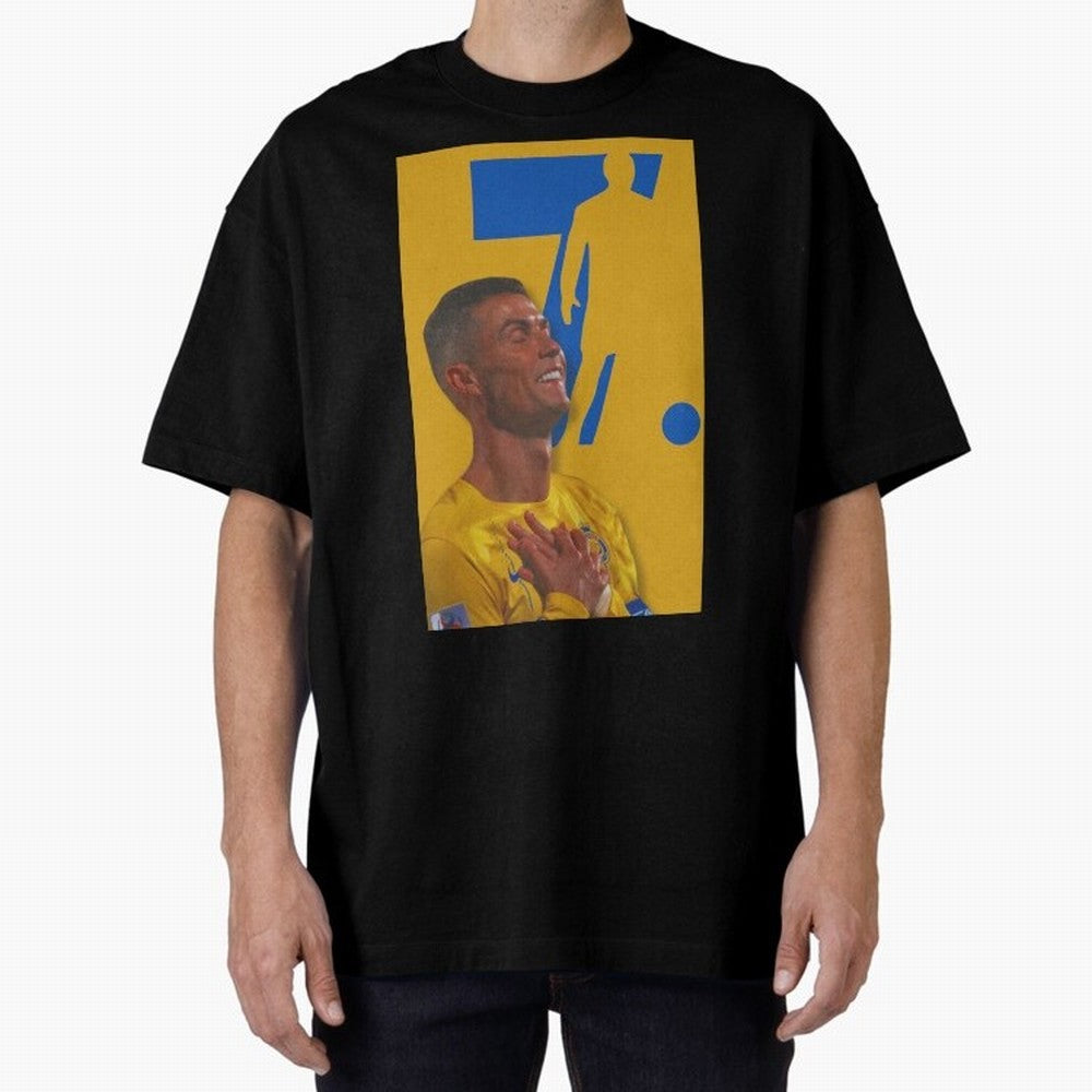 Cristiano ronaldo Oversized T-Shirt Discover Match Day Hype around FIFA World Cup 2026, Messi, Brazil, Portugal and Argentina, Fan Favorite Moments, National Team Passion, Big Match Drama and Soccer History; Perfect for Fans, Collectors, Family