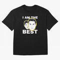 Cristiano Ronaldo - I Am The Best. Oversized T-Shirt Bring World Football Passion into FIFA World Cup 2026 USA Canada Mexico for Fans of Messi, Neymar and Mbappe and France and Portugal, Bringing Stadium Memories, Football Loyalty, International