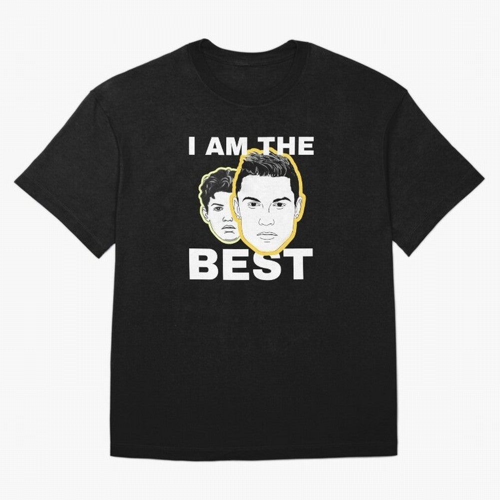 Cristiano Ronaldo - I Am The Best. Oversized T-Shirt Bring World Football Passion into FIFA World Cup 2026 USA Canada Mexico for Fans of Messi, Neymar and Mbappe and France and Portugal, Bringing Stadium Memories, Football Loyalty, International