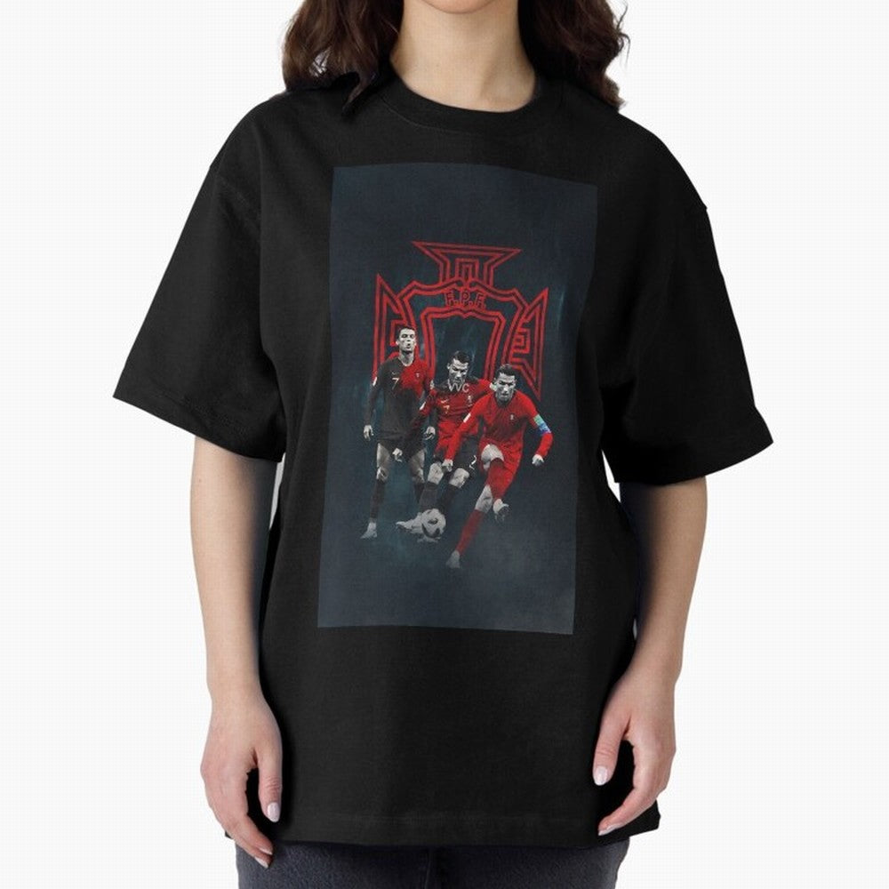 Art CR7 Wallpaper Oversized T-Shirt Bring Champion Energy into the FIFA World Cup 2026 USA Canada Mexico Journey through Mbappe Highlights, France Pride, Football Festival Excitement, Trophy Ambitions, Country Rivalries and Star Player Buzz;