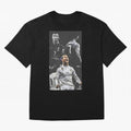 Cristiano Ronaldo CR7 Football Art Poster Oversized T-Shirt Bring a Vintage Feel to Global Football Passion for FIFA World Cup 2026, Highlighting Haaland, Spain, Game Day Rituals, Football Legends, Country Pride and the Road to the Final; Created